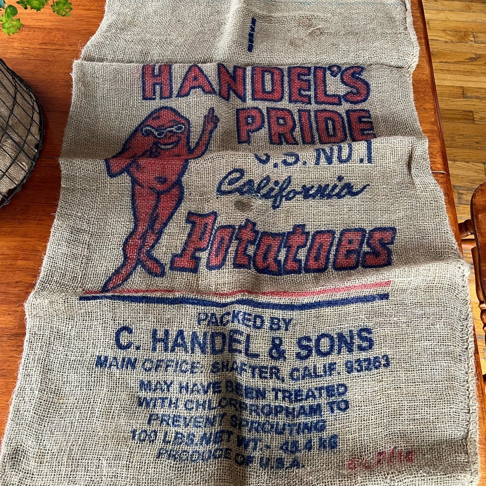 Vintage Burlap Potato Sack